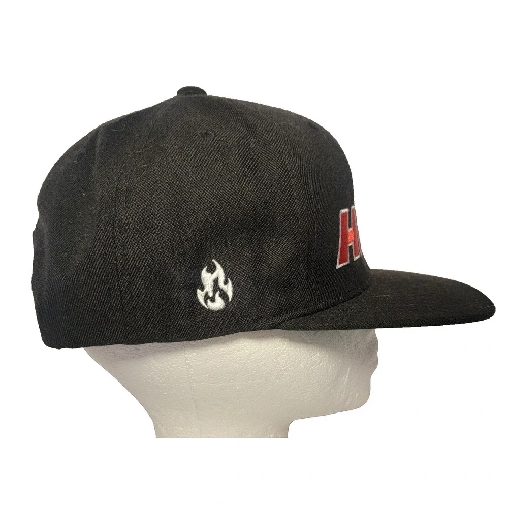 Miami Heat More Heat Snapback Hat Sport-Tek Adjustable